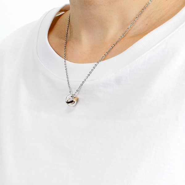 ステンレスペアネックレス