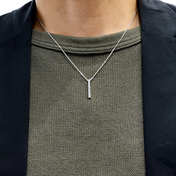 ステンレスペアネックレス