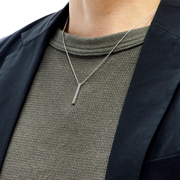 ステンレスペアネックレス