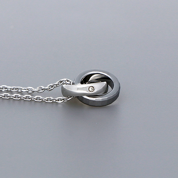 ステンレスペアネックレス