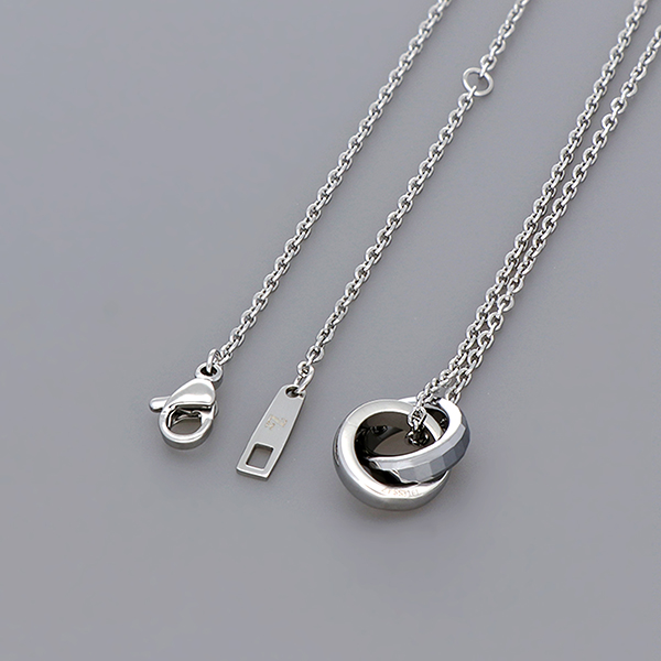 ステンレスペアネックレス