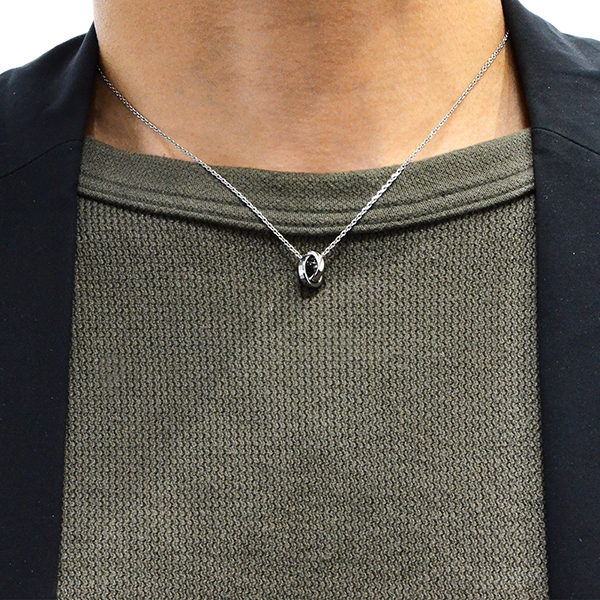 ステンレスペアネックレス