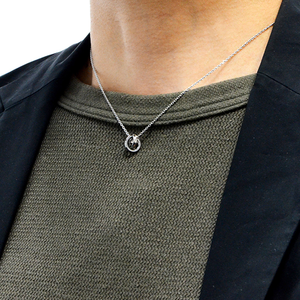 ステンレスペアネックレス