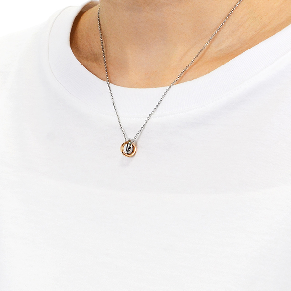 ステンレスペアネックレス