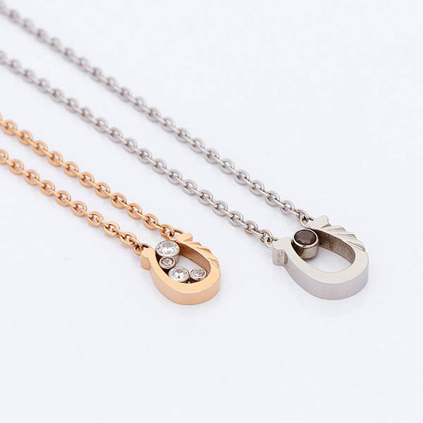 ステンレスペアネックレス