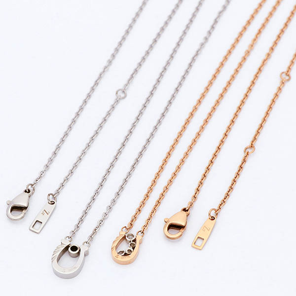 ステンレスペアネックレス