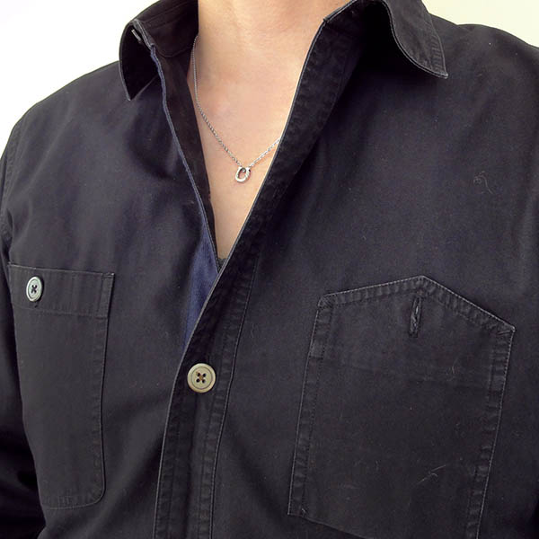 ステンレスペアネックレス