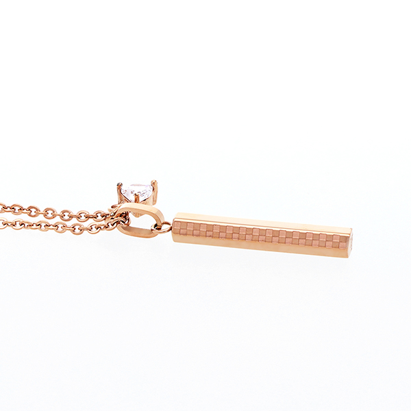 ステンレスペアネックレス