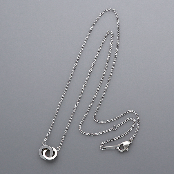 ステンレスペアネックレス