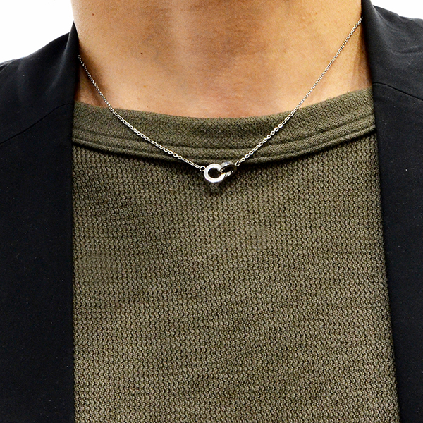 ステンレスペアネックレス